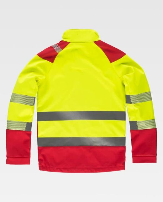 Workshell de color Amarillo A.V.+Rojo | Fluor