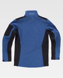 Workshell de color Azul acero+Negro