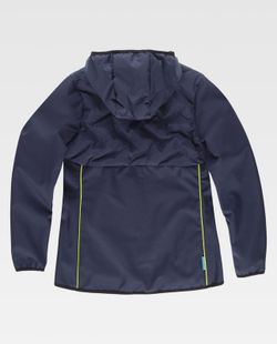 Workshell de color Marino+Amarillo fluor