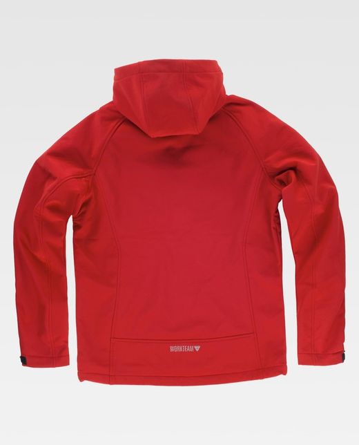 Workshell de color Rojo Oscuro