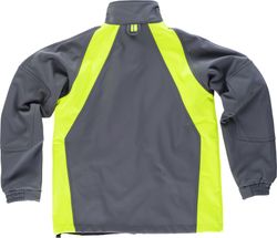 Workshell con refuerzo en codos Gris / Amarillo
