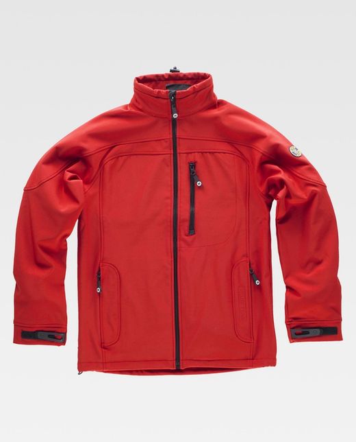 Workshell liso Rojo