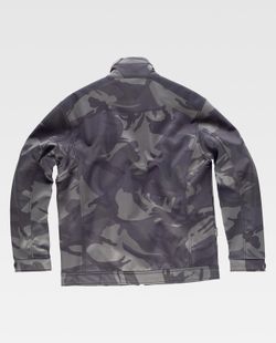 Workshelll Camouflage kombiniert mit Black Camouflage Grey Black