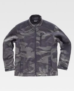 Workshelll Camouflage kombiniert mit Black Camouflage Grey Black