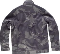 Workshelll Camouflage kombiniert mit Black Camouflage Grey Black
