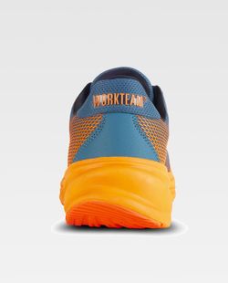 Zapatilla de color Azafata+Naranja Fluor