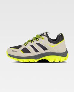 Zapatilla de color Gris Claro+Amarillo Flúor | PROTECCIÓN