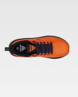 Zapatilla de color Naranja Flúor