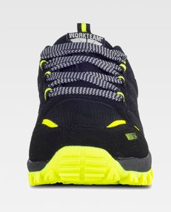 Zapatilla de color Negro+Amarillo fluor | PROTECCIÓN