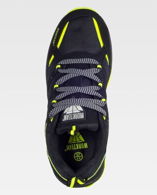 Zapatilla de color Negro+Amarillo fluor | PROTECCIÓN