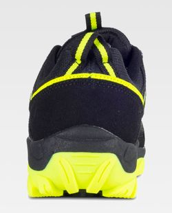 Zapatilla de color Negro+Amarillo fluor | PROTECCIÓN
