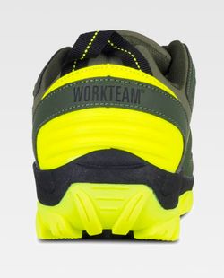 Zapatilla de color Verde Caza+Amarillo Flúor | PROTECCIÓN