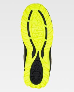 Zapatilla de color Verde Caza+Amarillo Flúor | PROTECCIÓN