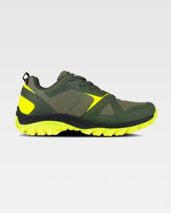 Zapatilla de color Verde Caza+Amarillo Flúor | PROTECCIÓN