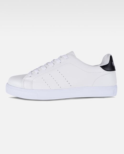 Sneaker mit passenden Schnürsenkeln EVA Sohle Weiß