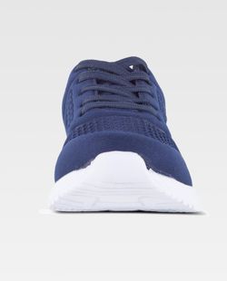 Sneaker avec semelle EVA gaufrée en Navy white