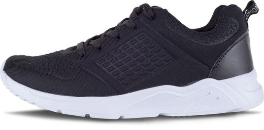 Sneaker with embossing White EVA sole Black