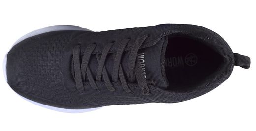 Sneaker avec embossage blanc Semelle EVA Noir