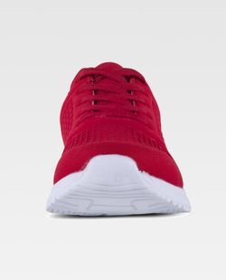 Sneaker avec semelle EVA gaufrée en blanc Rouge