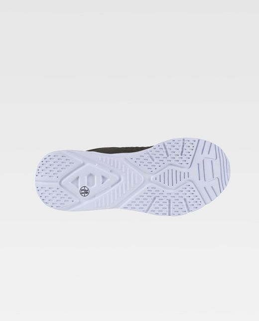 Zapatilla deportiva con gofrado Suela EVA blanco / Verde Oscuro