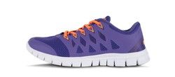 Zapatilla deportiva de rejilla Suela EVA blanco / Morado