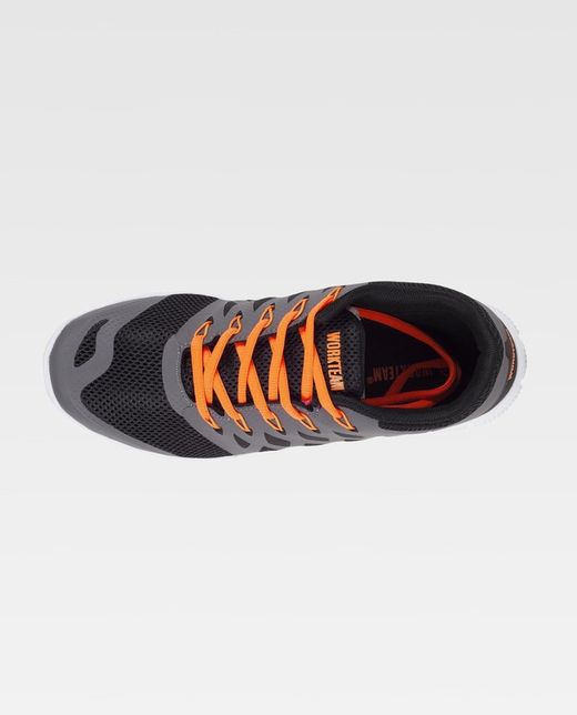 Mesh Sneaker EVA Sohle Weiß Schwarz