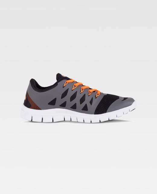 Mesh Sneaker EVA Sohle Weiß Schwarz