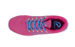 Zapatilla deportiva de rejilla Suela EVA blanco /  Rosa Fucsia