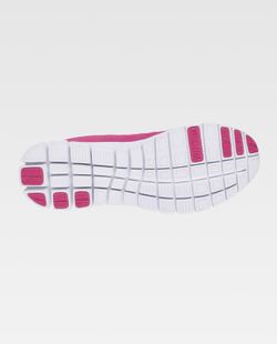 Zapatilla deportiva de rejilla Suela EVA blanco /  Rosa Fucsia