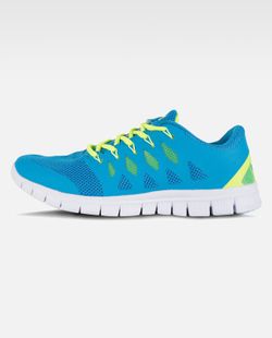 Zapatilla deportiva de rejilla Suela EVA blanco / Turquesa