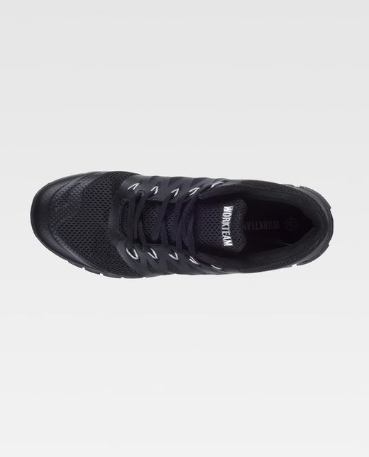 Zapatilla deportiva de rejilla Suela EVA Negro