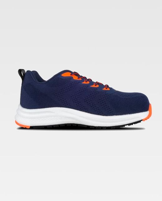 Zapato de color Marino+Naranja Flúor | PROTECCIÓN