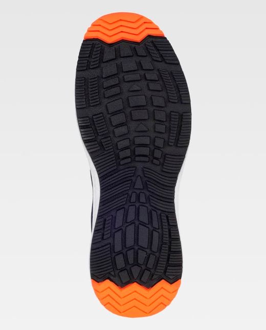 Zapato de color Marino+Naranja Flúor | PROTECCIÓN
