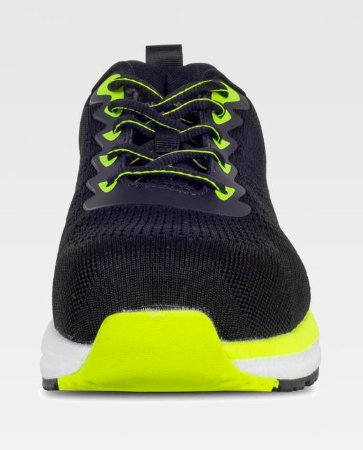 Zapato de color Negro+Amarillo fluor | PROTECCIÓN
