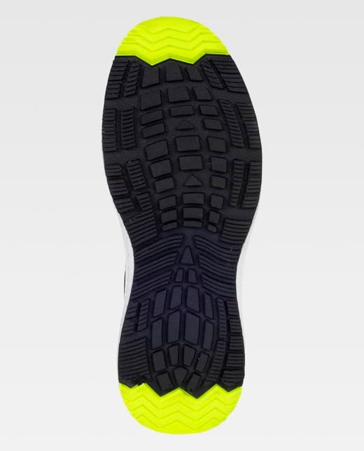 Zapato de color Negro+Amarillo fluor | PROTECCIÓN