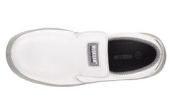 Zapato de microfibra sin cordones Blanco