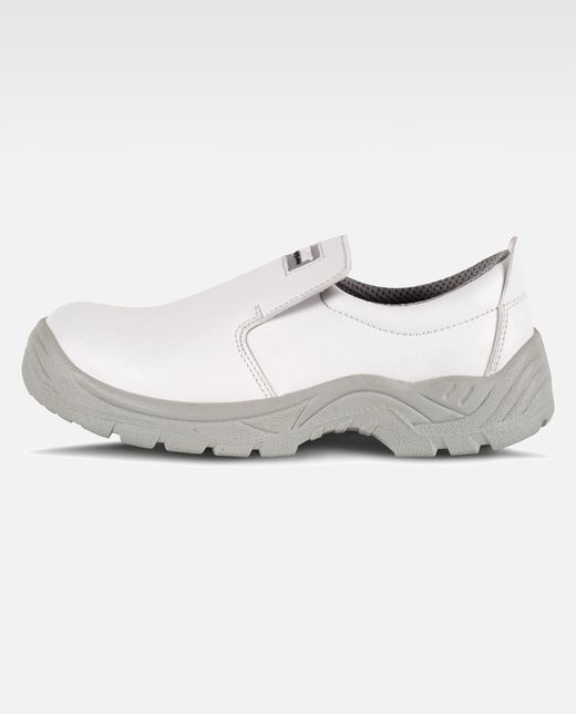 Zapato de microfibra sin cordones Blanco