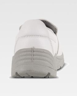 Zapato de microfibra sin cordones Blanco