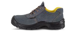 Zapato de serraje perforado Gris