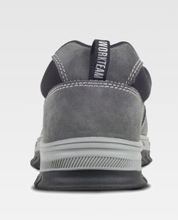 Zapato de serraje sin cordones Color Gris+Negro
