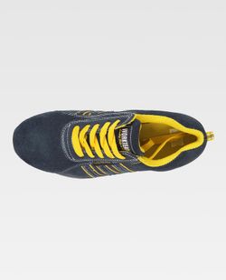 Geteilter Lederschuh, Gummisohle, nichtmetallische Anti-Schlag-Zehen und Anti-Perforations-Textil-Innensohle DARK GREY