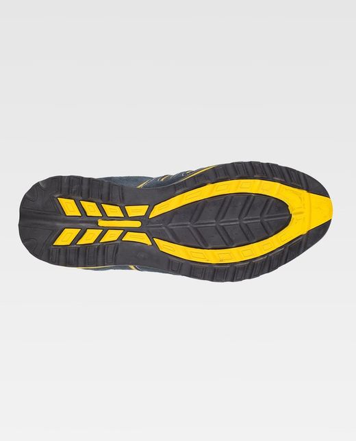 Geteilter Lederschuh, Gummisohle, nichtmetallische Anti-Schlag-Zehen und Anti-Perforations-Textil-Innensohle DARK GREY