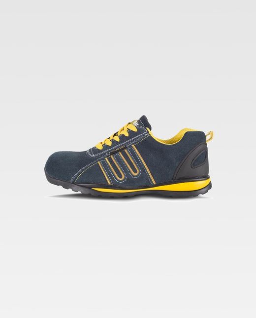 Geteilter Lederschuh, Gummisohle, nichtmetallische Anti-Schlag-Zehen und Anti-Perforations-Textil-Innensohle DARK GREY