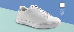 Scarpa unisex bamba e chiusura in pizzo. Colore bianco