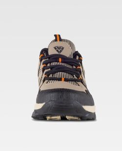 Trecking Schuh mit Schnürsenkeln TPR Sohle Beige Black