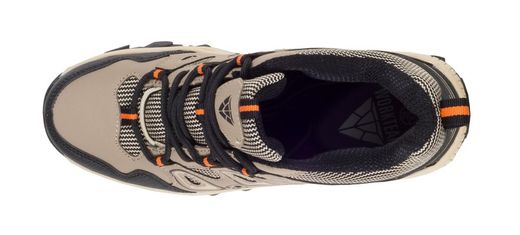 Trecking Schuh mit Schnürsenkeln TPR Sohle Beige Black