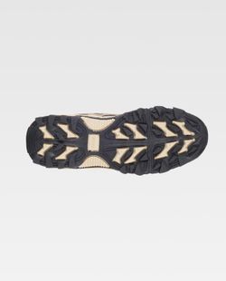 Trecking Schuh mit Schnürsenkeln TPR Sohle Beige Black