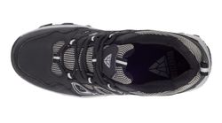 Trecking Schuh mit Schnürsenkeln TPR Sohle Schwarz Schwarz