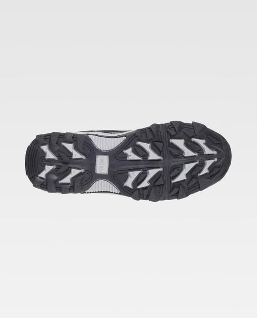 Trecking Schuh mit Schnürsenkeln TPR Sohle Schwarz Schwarz