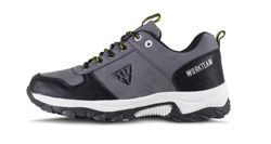 Zapato tipo trecking con cordones Tejidos exterior PU Gris Negro